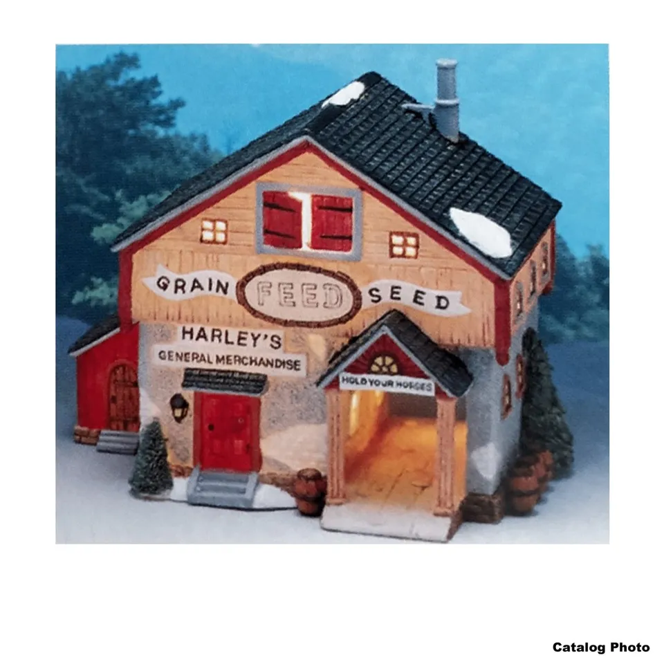 lemax-harley-s-general-merchandise-boutique-miniature-de-village image 1