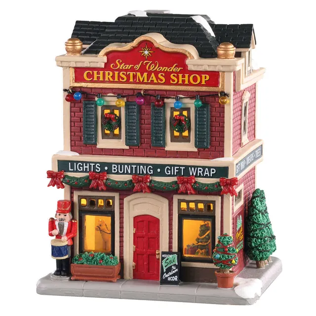 lemax-star-of-wonder-christmas-shop-boutique-de-no-l-miniature image 1