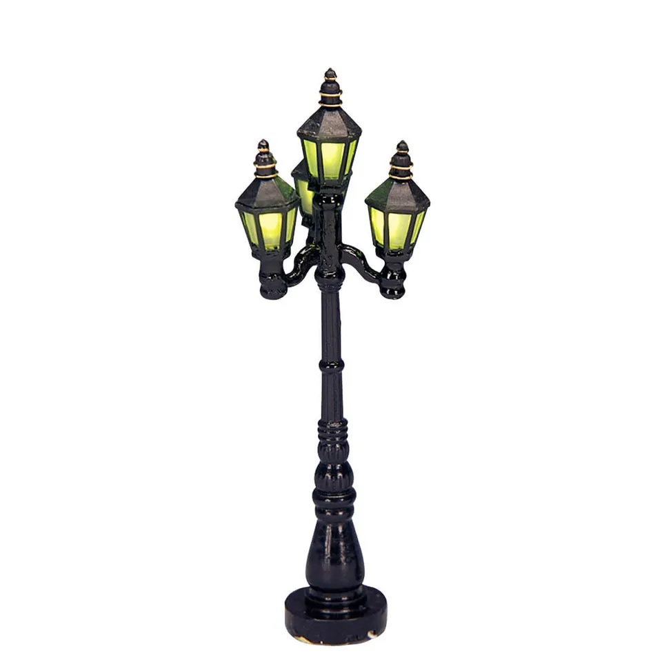 lemax-old-english-street-lamp-r-verb-re-miniature-lumineux image 1