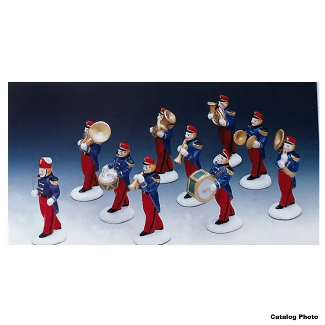 lemax-marching-band-figurine-miniature-fanfare-de-no-l image 1