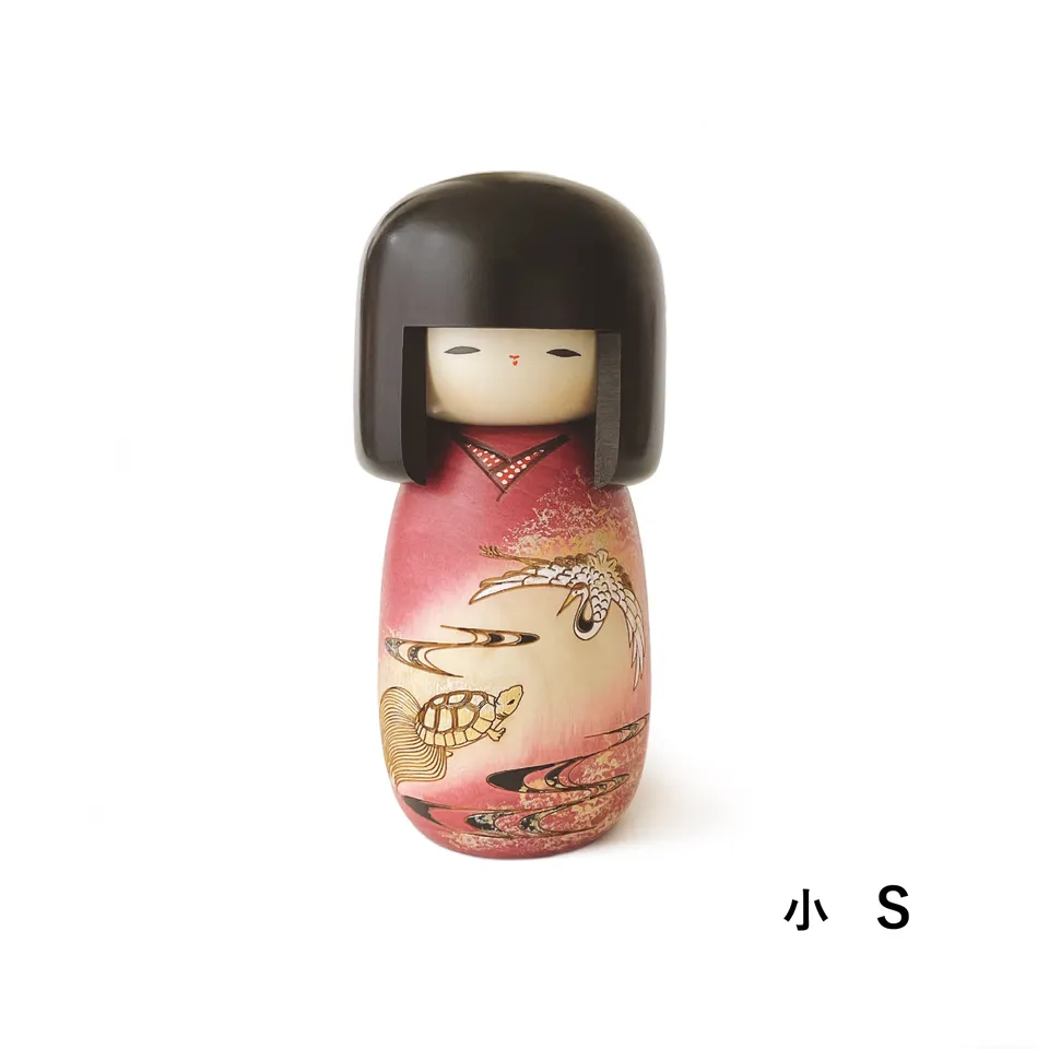 usaburo-kokeshi-chiyo-ni-eternally-kokeshi-classique-rose-s-l image 1