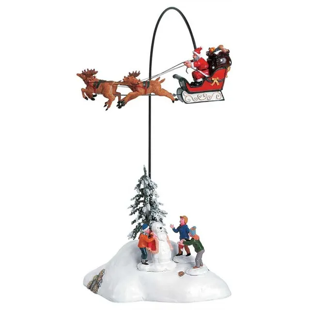 lemax-santa-claus-is-coming-to-town-set-of-4-figurine-anim-e image 1