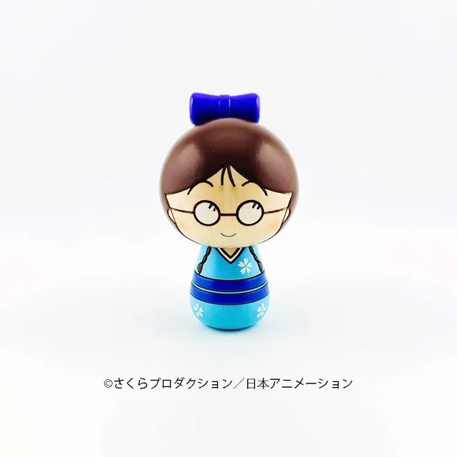 usaburo-kokeshi-chibi-maruko-chan-tama-chan-figurine-8-cm image 1