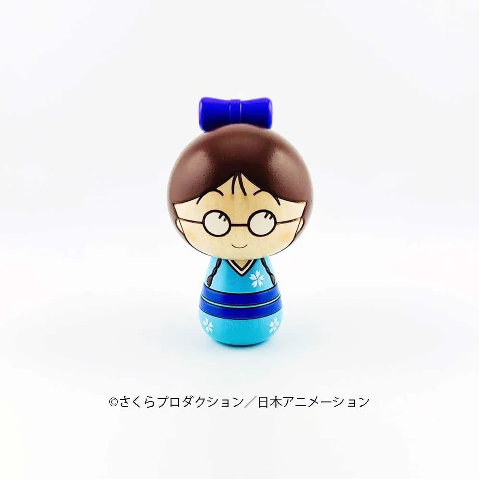 usaburo-kokeshi-chibi-maruko-chan-tama-chan-figurine-8-cm image 1