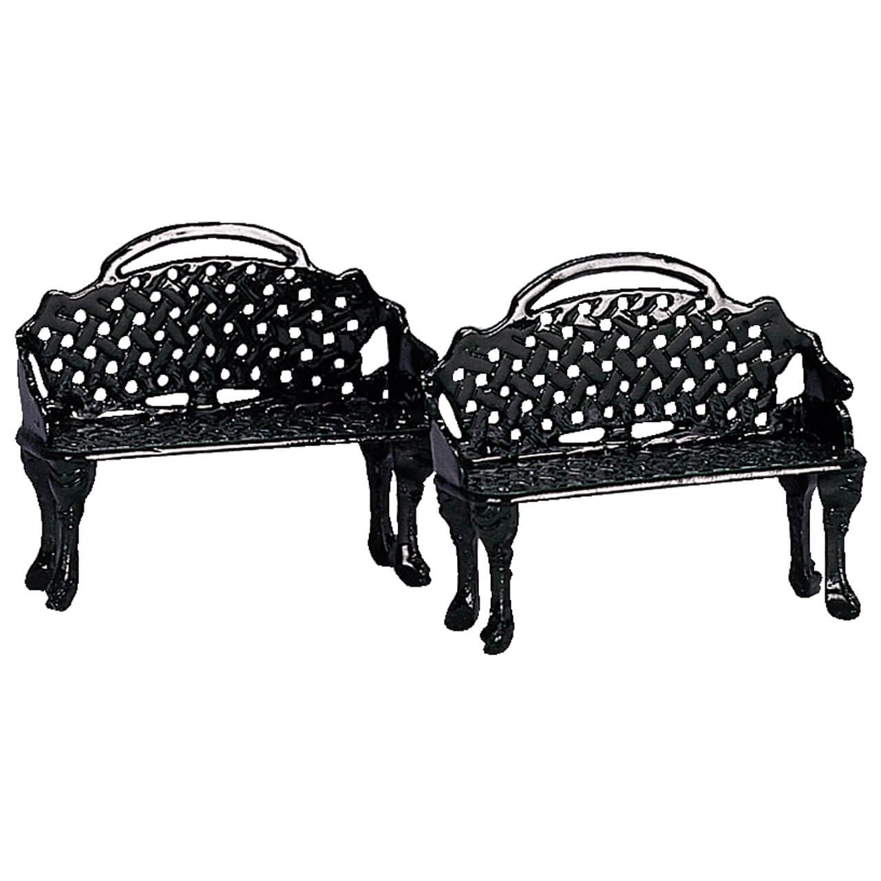 lemax-patio-bench-lot-de-2-bancs-miniatures image 2