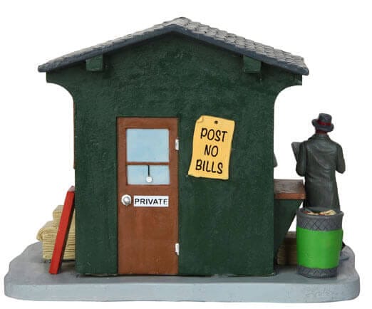 lemax-1950-s-news-stand-kiosque-journaux-r-tro-village-miniature image 3