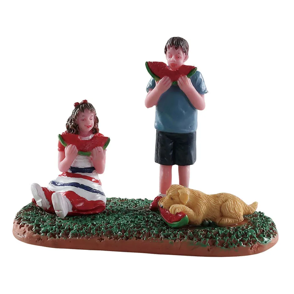 lemax-watermelon-feast-accessoire-miniature-past-que image 1