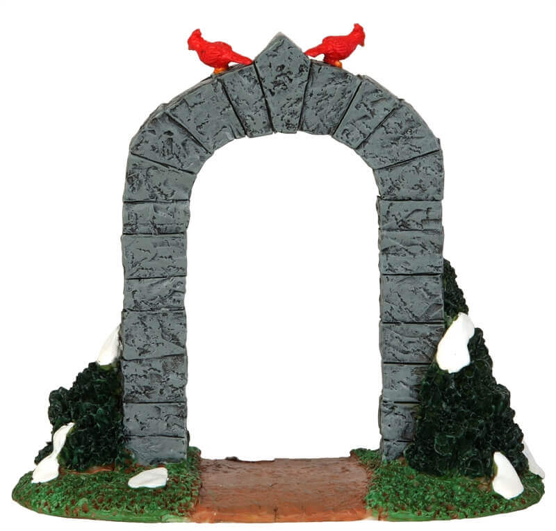 lemax-small-stone-archway-miniature-arche-en-pierre-pour-village-de-no-l image 3
