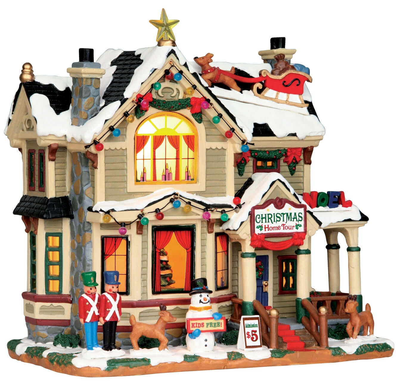 lemax-christmas-home-tour-maison-de-no-l-miniature image 1