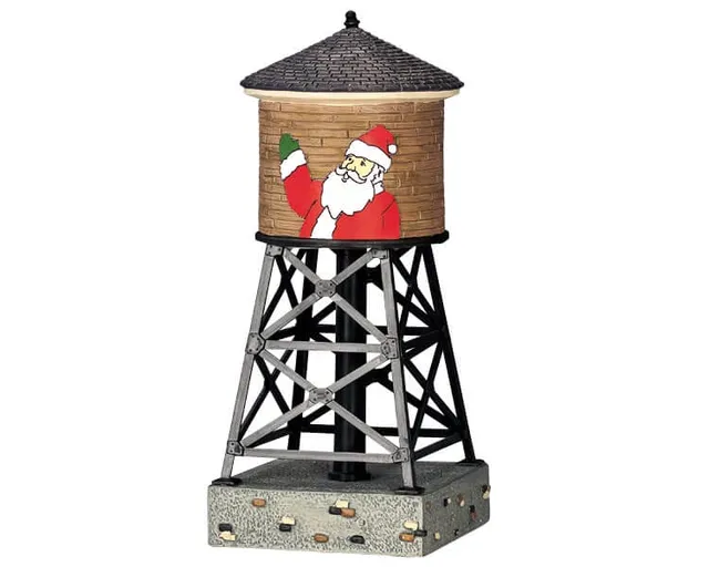 lemax-water-tower-ch-teau-d-eau-village-miniature image 1