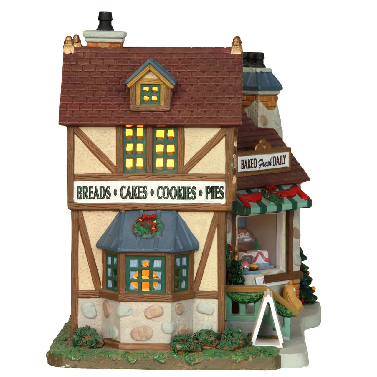 lemax-two-sisters-gourmet-bakery-boulangerie-miniature-lumineuse image 2
