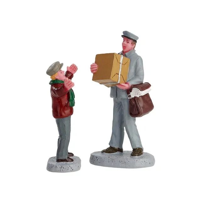 lemax-daytime-delivery-set-of-2-figurines-miniatures-de-collection image 1