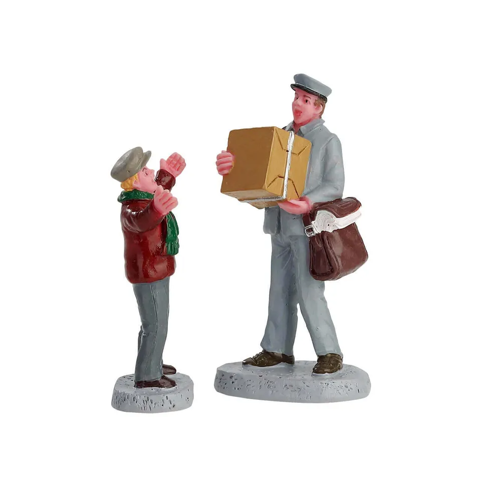 lemax-daytime-delivery-set-of-2-figurines-miniatures-de-collection image 1