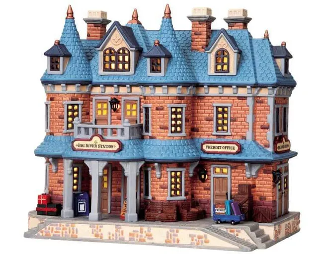 lemax-big-river-station-gare-miniature-lumineuse image 1