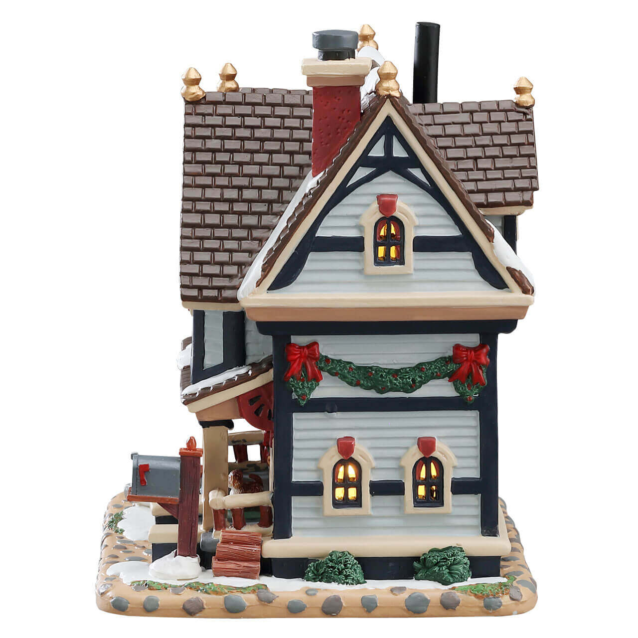 lemax-thompson-s-manor-manoir-miniature-de-no-l image 2