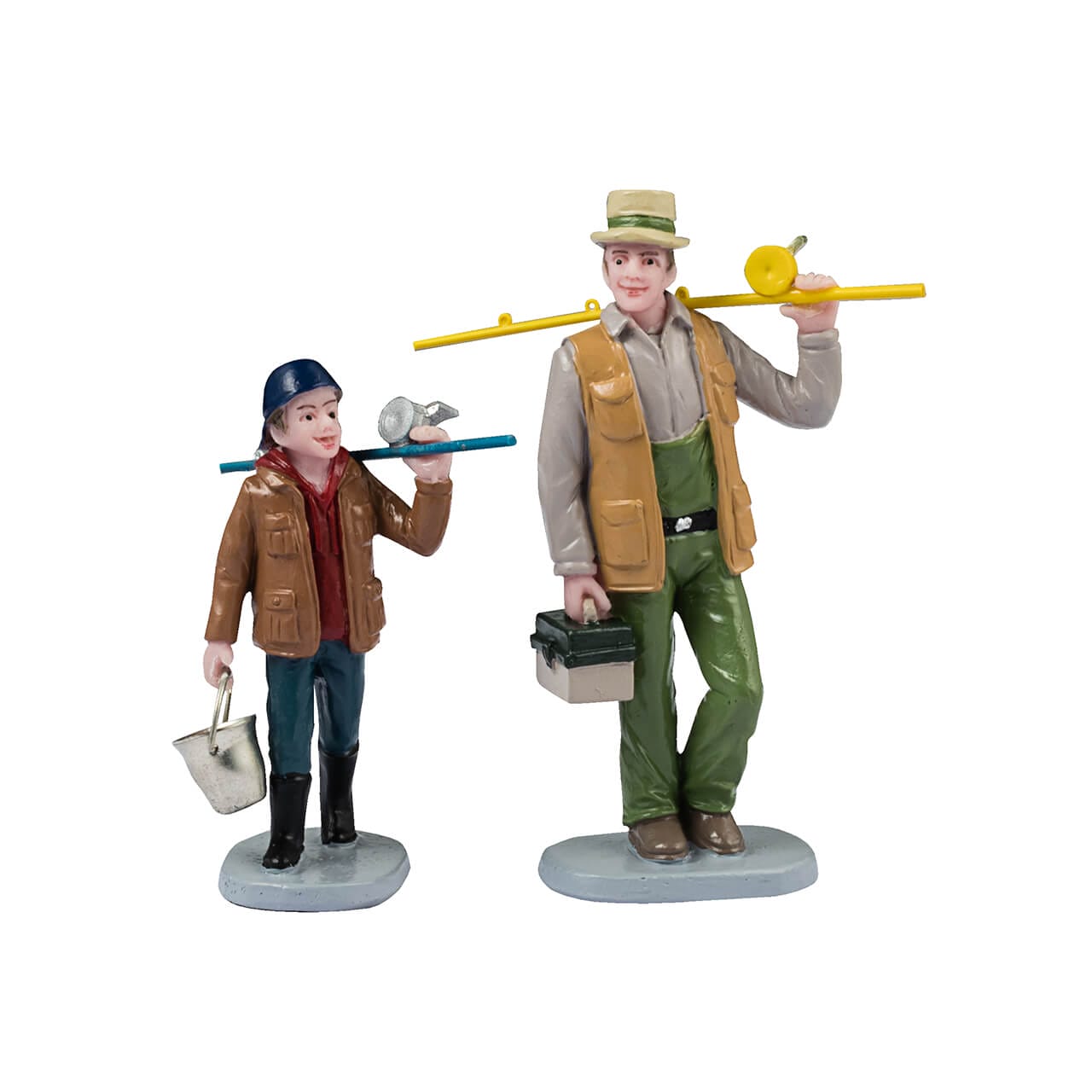 lemax-fishin-time-figurine-p-re-et-fils-p-che-hiver image 2