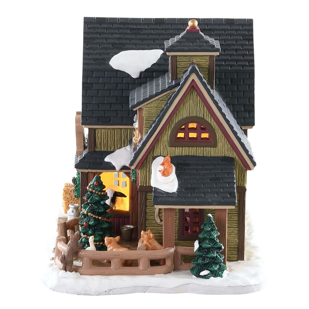 lemax-silent-night-stable-cr-che-miniature-village image 2