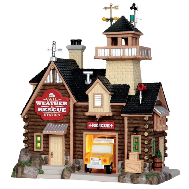 lemax-vail-weather-rescue-station-station-secours-miniature image 1