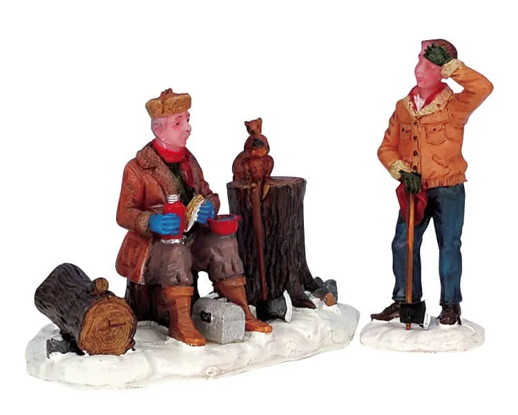 lemax-breaktime-figurine-miniature-sc-ne-pause image 1