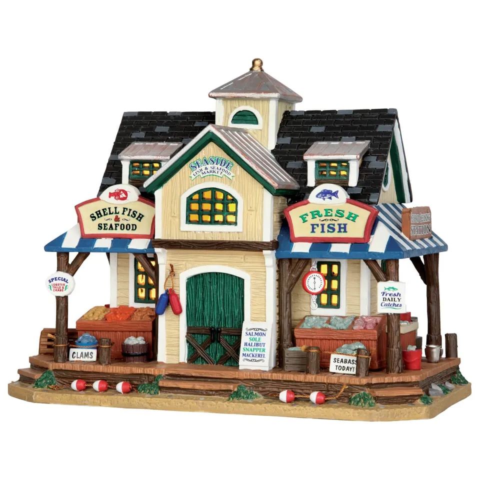 lemax-seaside-fish-seafood-market-b-timent-miniature image 1