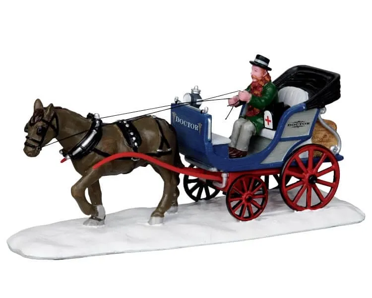 lemax-doctor-s-carriage-cal-che-miniature-de-collection image 1