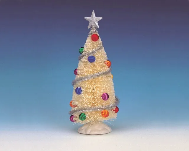 lemax-sparkling-white-christmas-tree-medium-sapin-blanc-miniature image 1