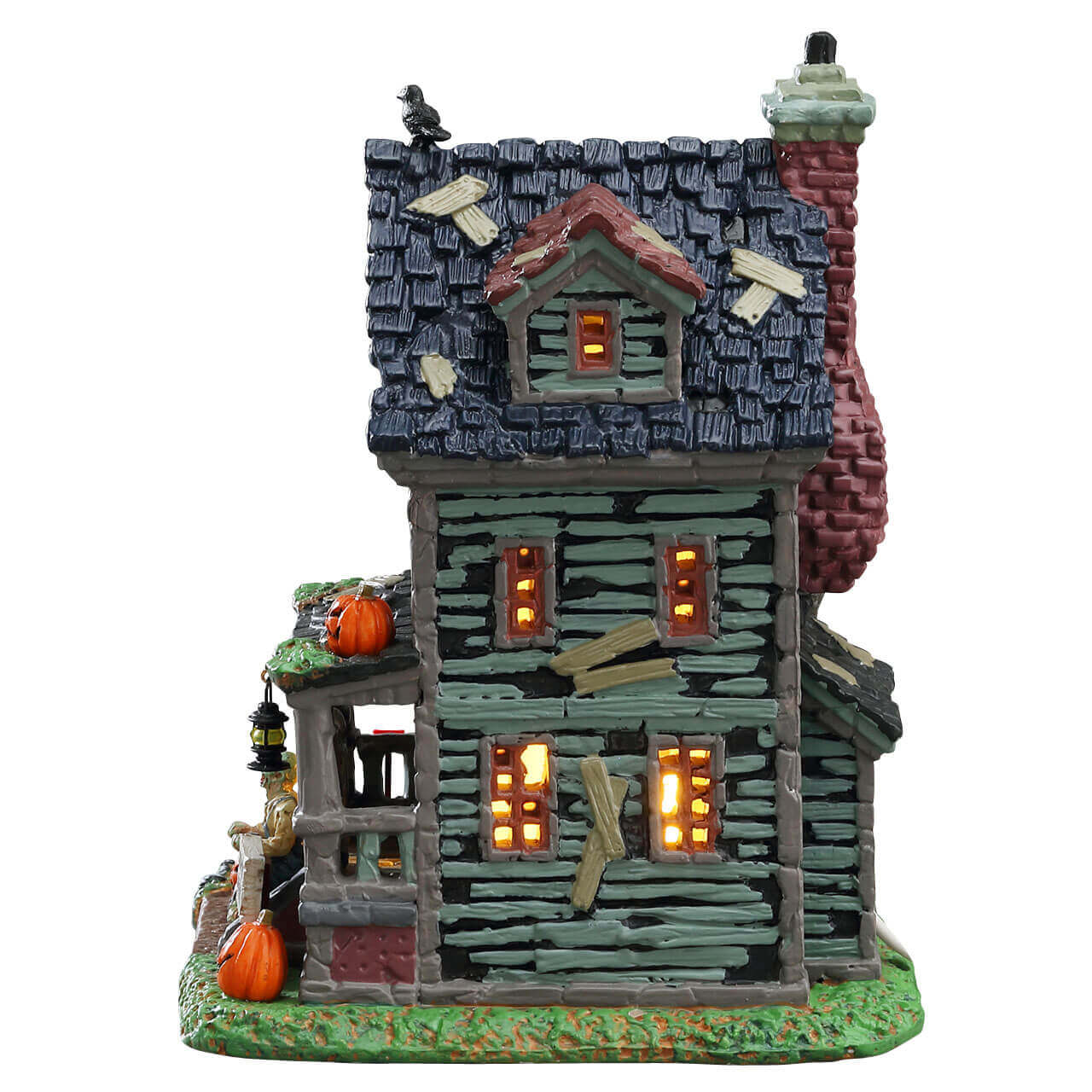 lemax-creepy-neighborhood-house-maison-hant-e-miniature-spooky-town image 2