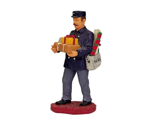 lemax-mailman-miniature-facteur-de-village-de-no-l image 1