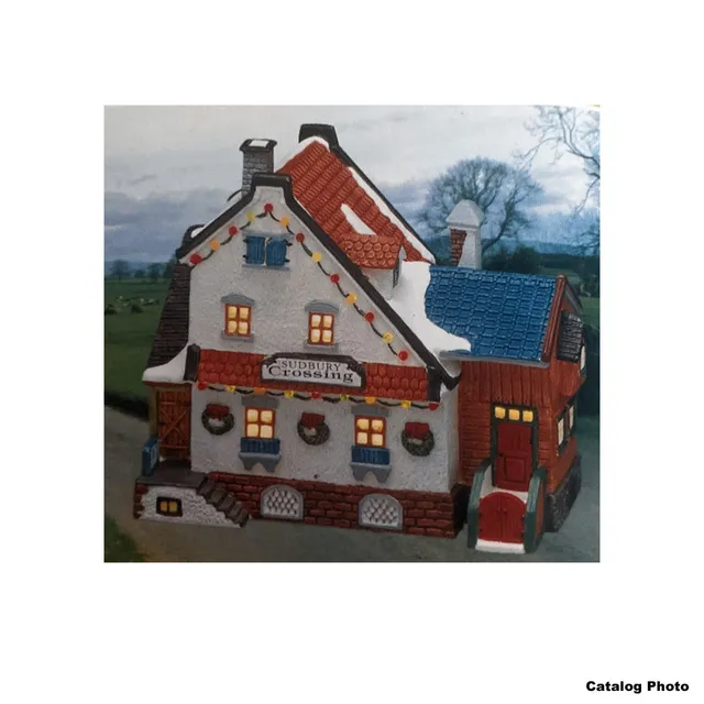 lemax-sudbury-crossing-b-timent-miniature-village-de-collection image 1