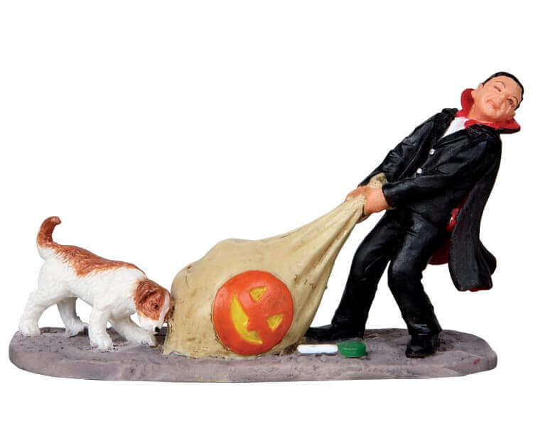 lemax-giant-candy-bag-figurine-spooky-town-halloween image 2
