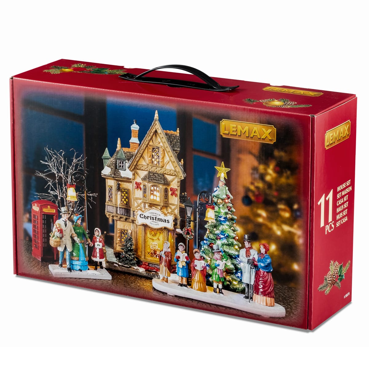 lemax-tannenbaum-christmas-shoppe-set-coffret-boutique-caddington image 2
