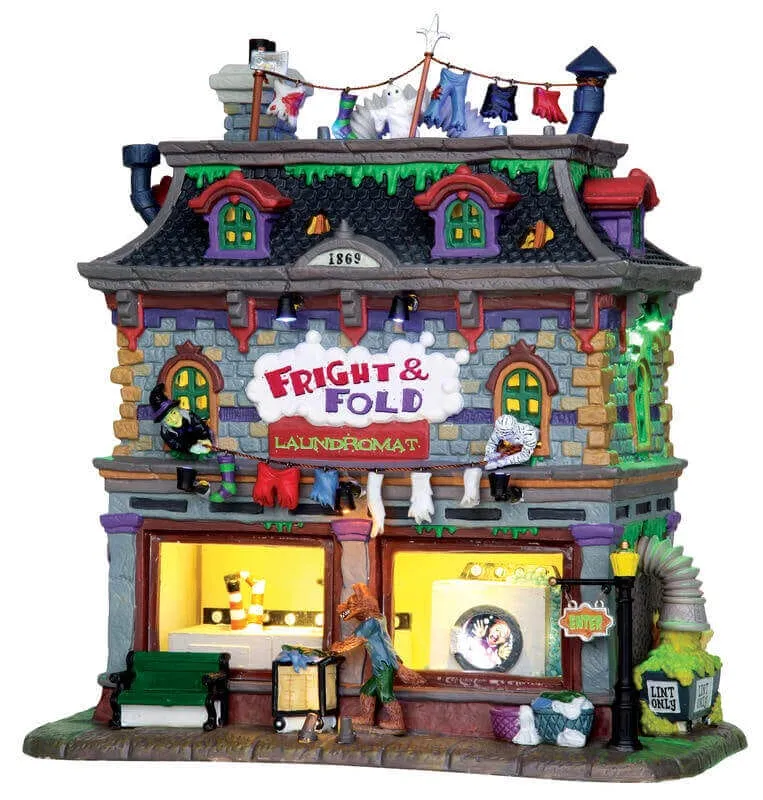 lemax-fright-fold-laundromat-b-timent-anim-spooky-town image 1