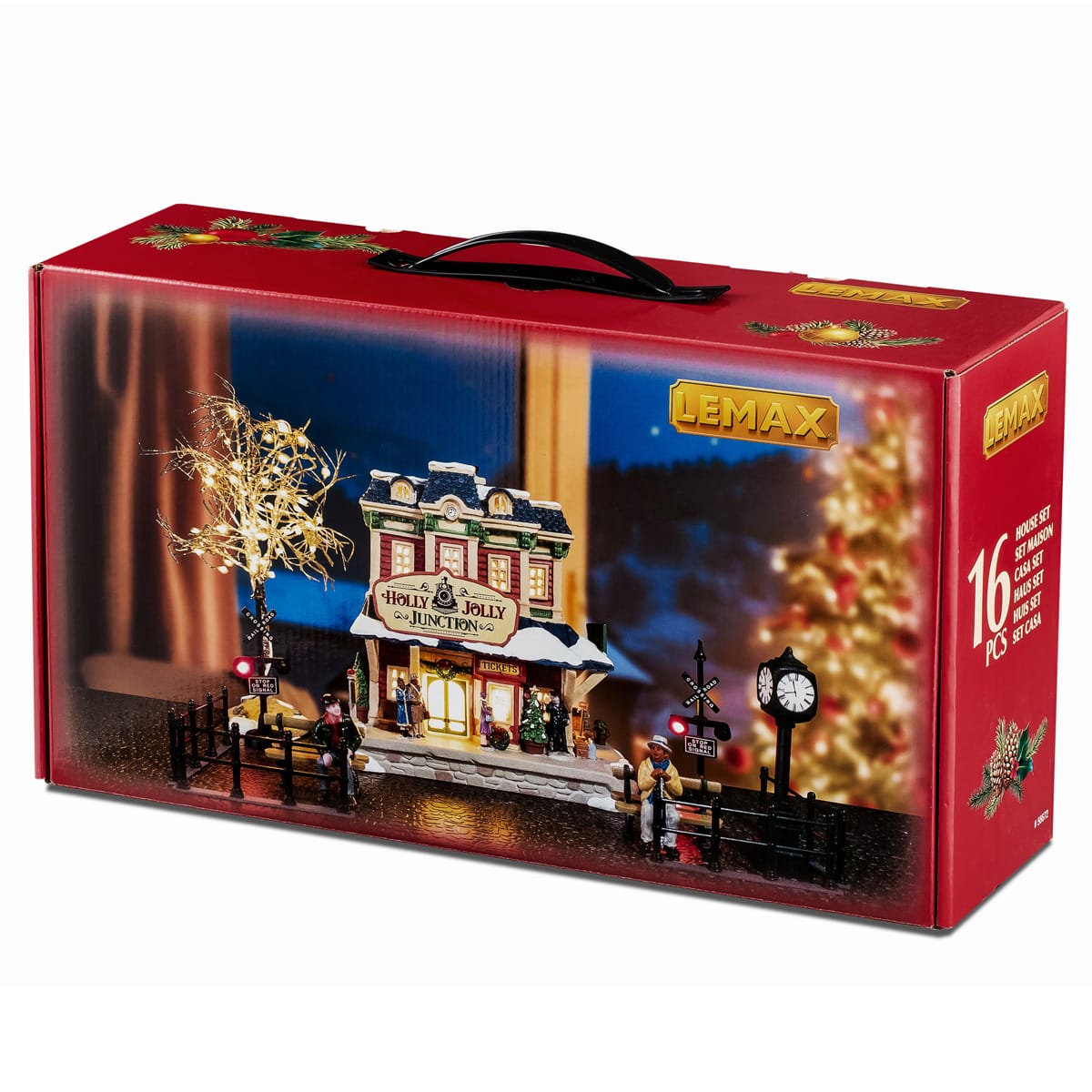 lemax-holly-jolly-junction-set-gare-miniature-caddington image 2