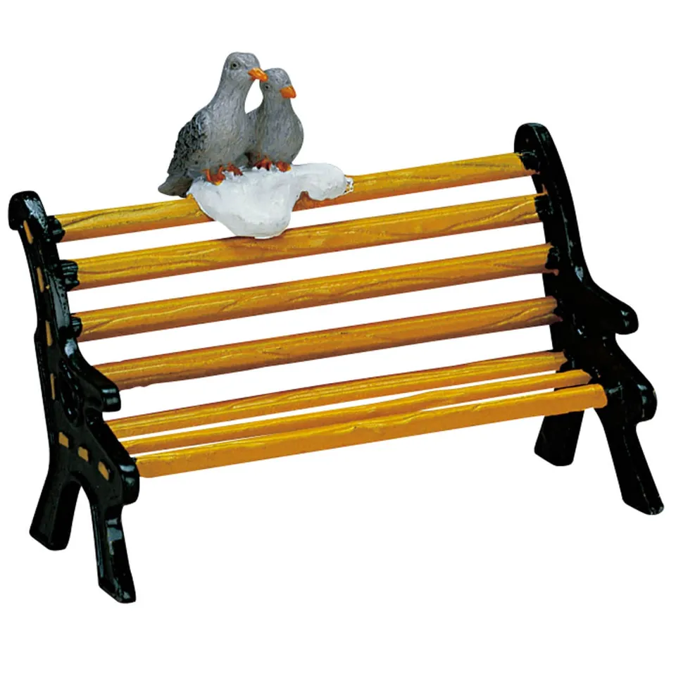 lemax-metal-bench-banc-miniature-pour-village image 1