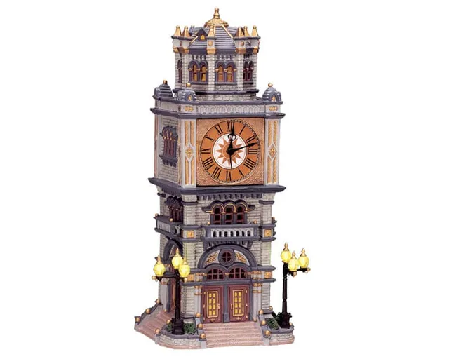 lemax-east-township-clock-tower-tour-horloge-miniature-village image 1