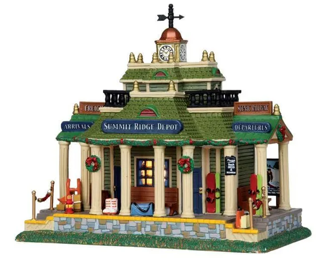 lemax-summit-ridge-depot-gare-miniature-de-village image 1
