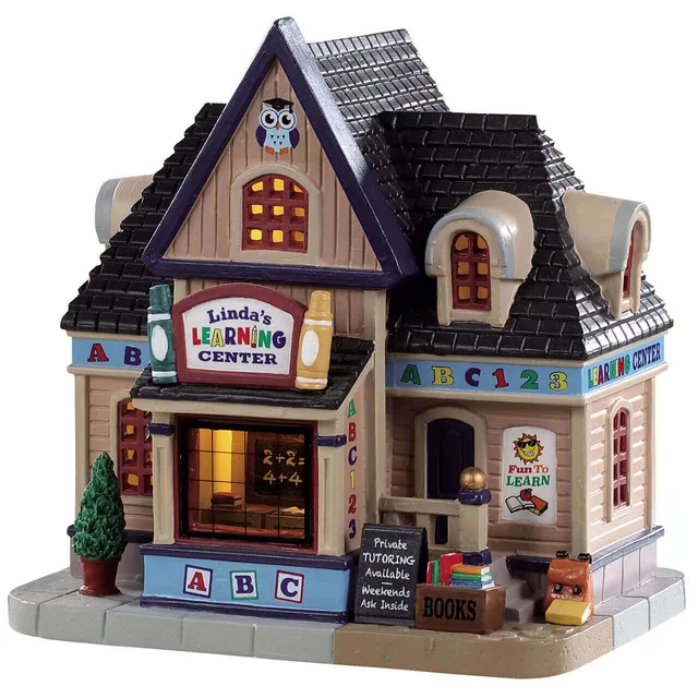 lemax-linda-s-learning-center-b-timent-miniature-cole image 1
