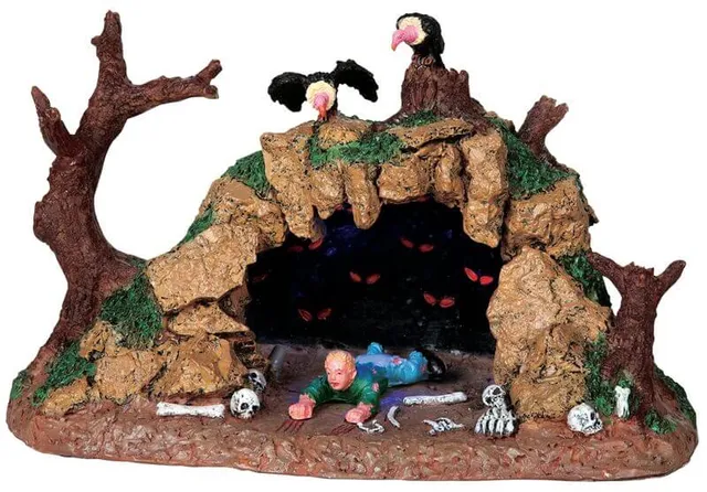 lemax-cave-monster-monstre-des-cavernes-spooky-town image 1