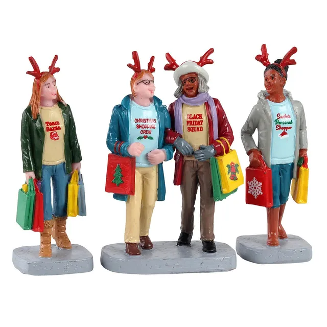 lemax-girls-christmas-shopping-trip-figurines-shopping-de-no-l image 1