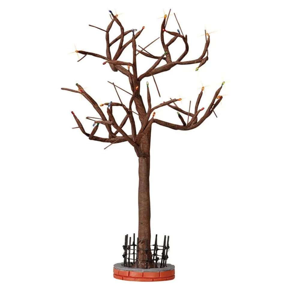 lemax-lighted-hickory-tree-arbre-lumineux-miniature image 1
