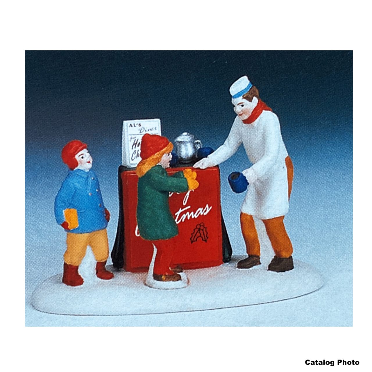 lemax-free-hot-chocolate-figurine-miniature-stand-gourmand image 1