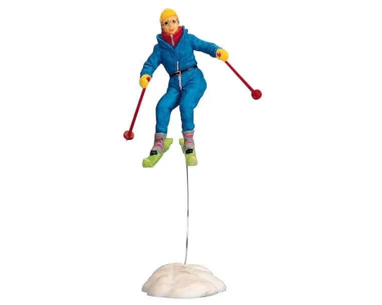 lemax-weekend-skier-figurine-miniature-skieur image 1