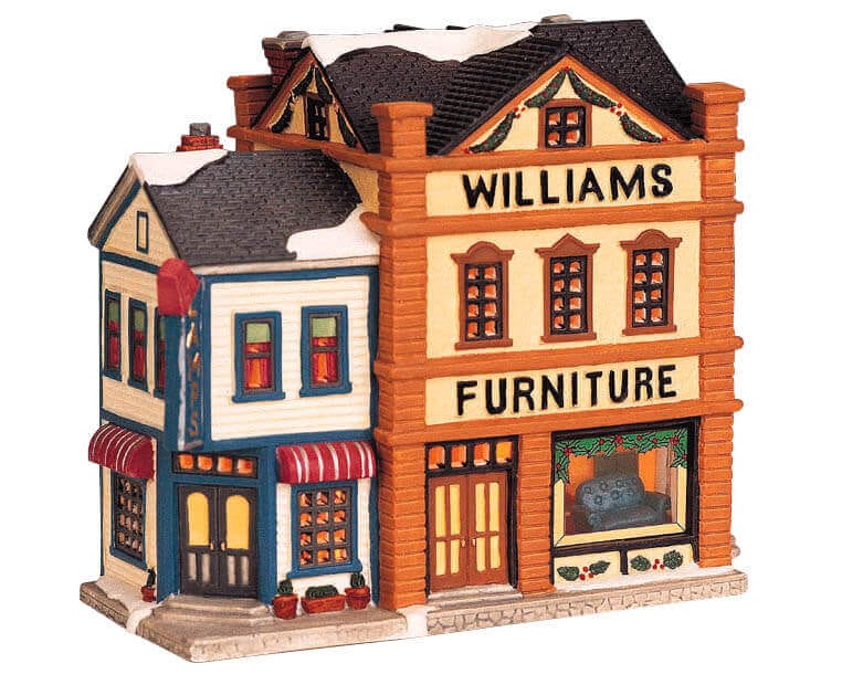 lemax-williams-furniture-store-b-timent-miniature-de-village-de-no-l image 1