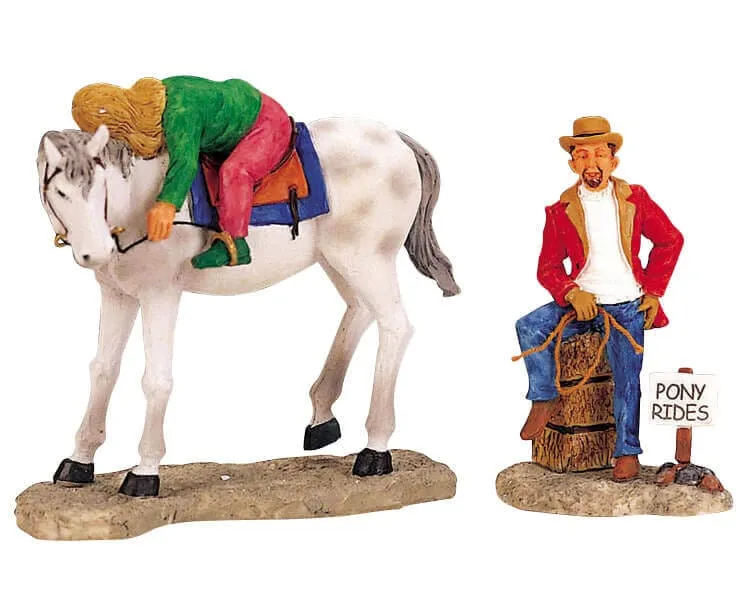 lemax-pony-rides-man-ge-miniature-poneys-f-te-foraine image 1