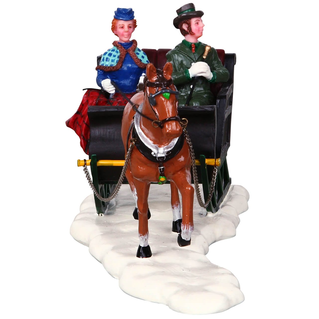 lemax-scenic-sleighride-figurine-tra-neau-miniature-village-de-no-l image 4