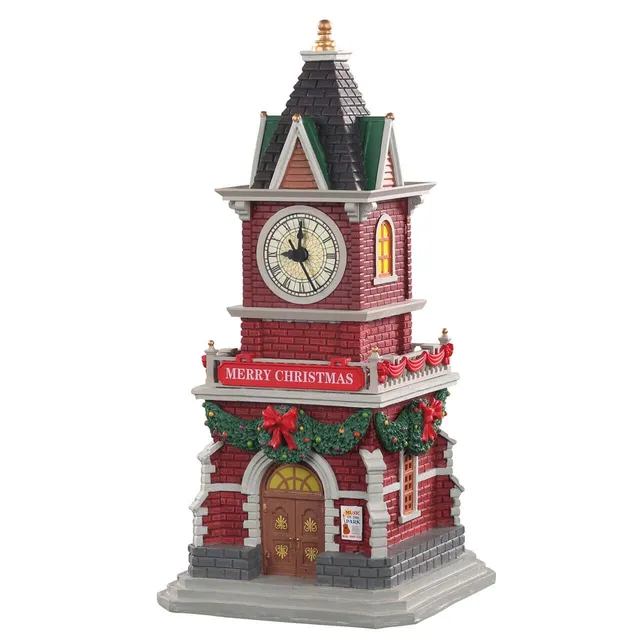lemax-tannenbaum-clock-tower-tour-d-horloge-caddington image 1