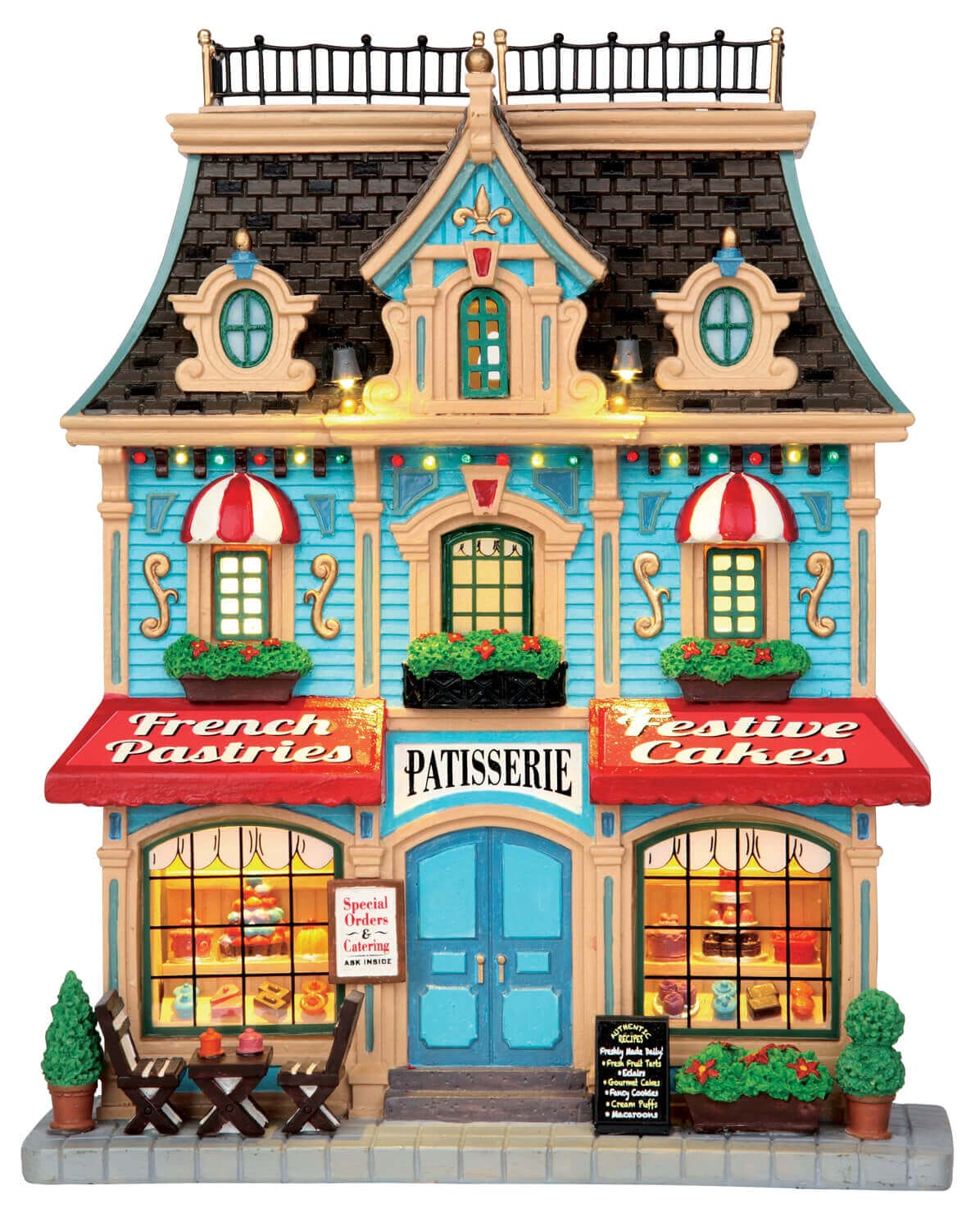 lemax-french-pastry-shop-p-tisserie-miniature-lumineuse image 1