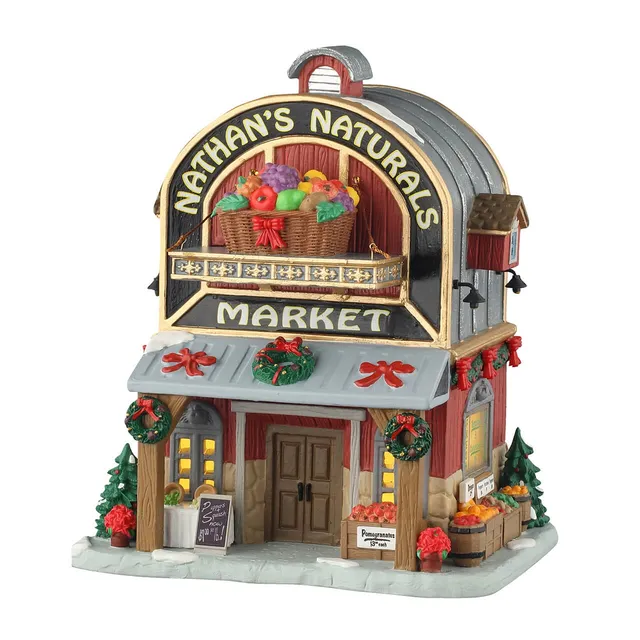 lemax-nathan-s-naturals-market-b-timent-miniature-harvest-crossing image 1