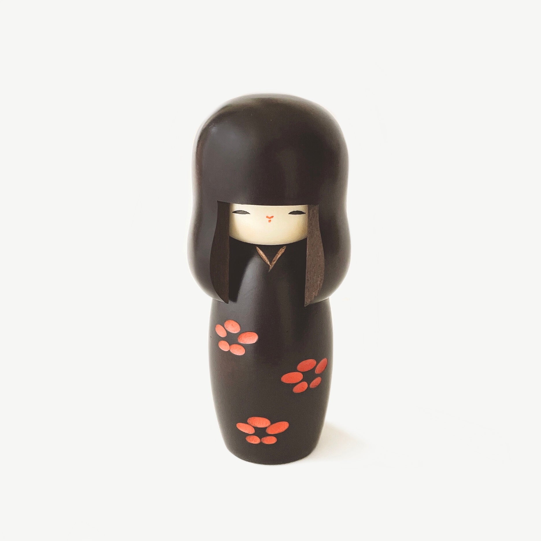 usaburo-kokeshi-shun-sai-spring-scenery-figurine-kokeshi-artisanale image 1