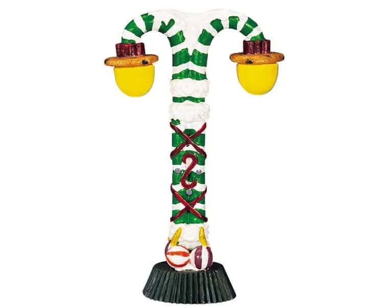 lemax-candy-cane-street-lamp-lampadaire-sucr-miniature image 1